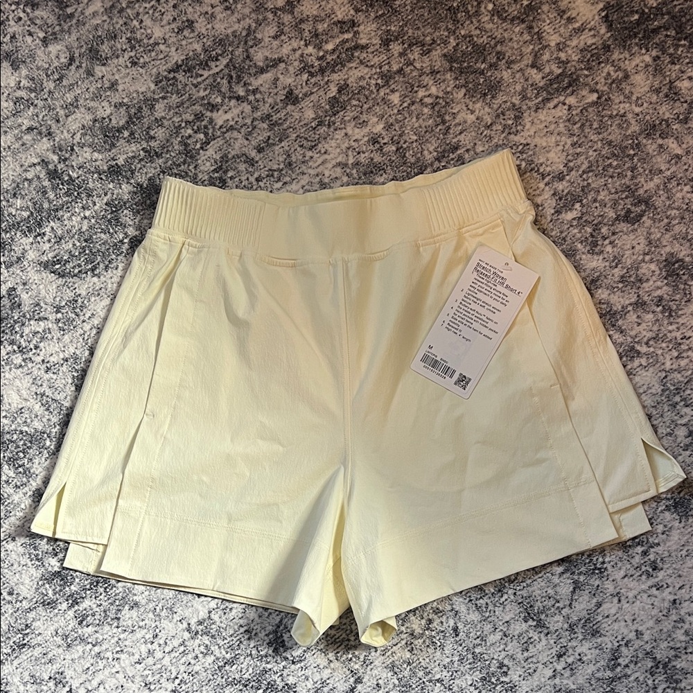 Lululemon Athletica Light Yellow Shorts